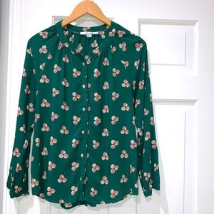 Boden Paris blouse in green. Size 8